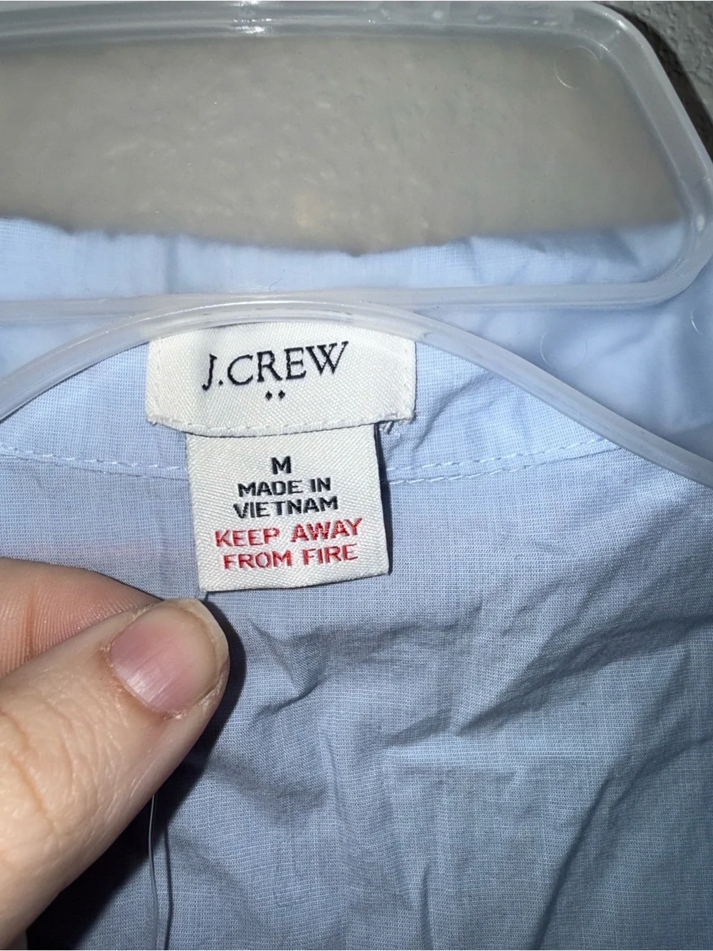 NWT J. Crew Cotton Pajama Set Cropped Pants in Hydrangea Size M Lounge Cozy